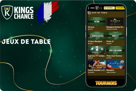 Kings Chance Jeux de table