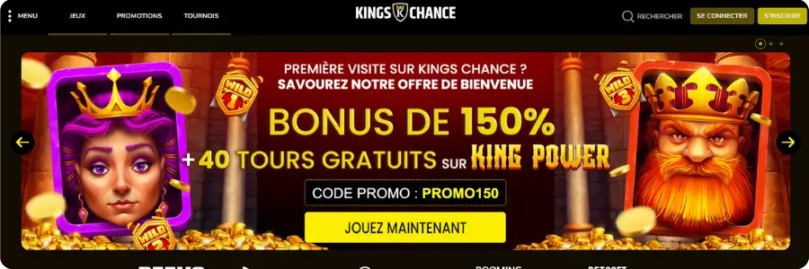 Kings Chance Casino Kings Chance Casino interface officielle