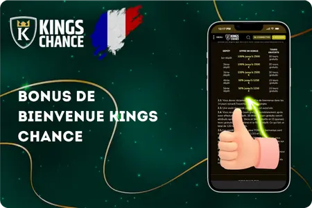 Kings Chance Casino bonus bienvenue officiel