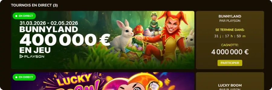 Kings Chance Casino croupiers en direct