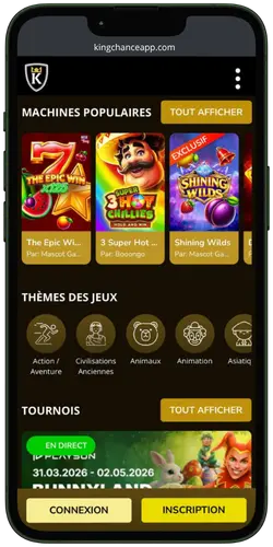 Kings Chance Casino machines populaires tournois